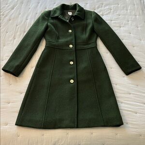 J. Crew Forest Green Women's Dress Coat